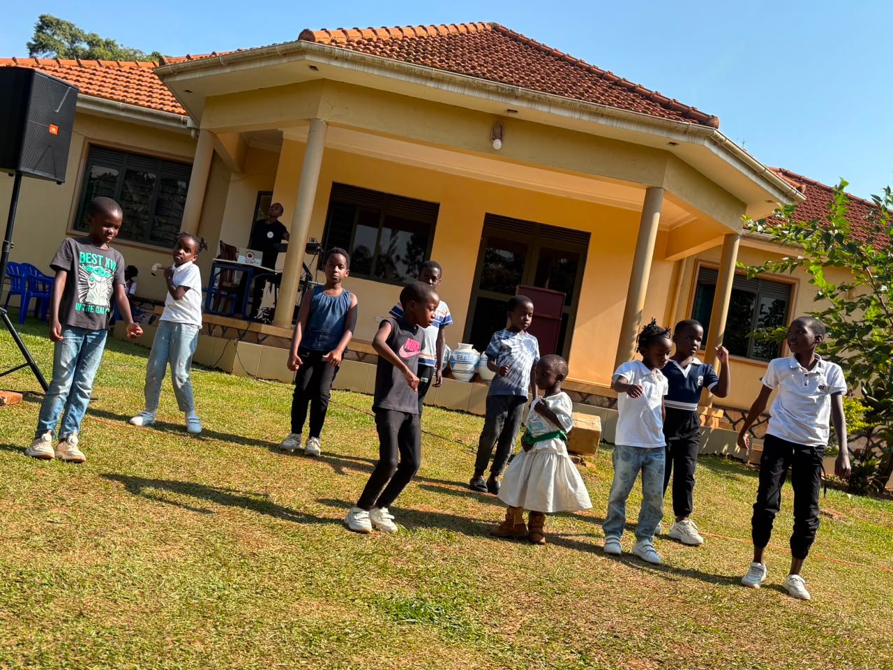 Children participating in church ministry